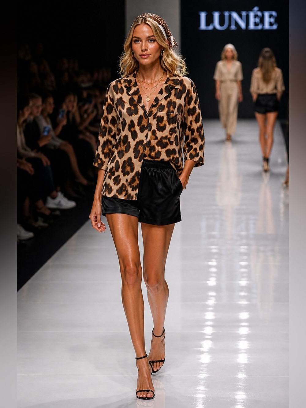 H n M Leopard Print Women's Top